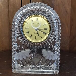 Princess House Crystal Clock